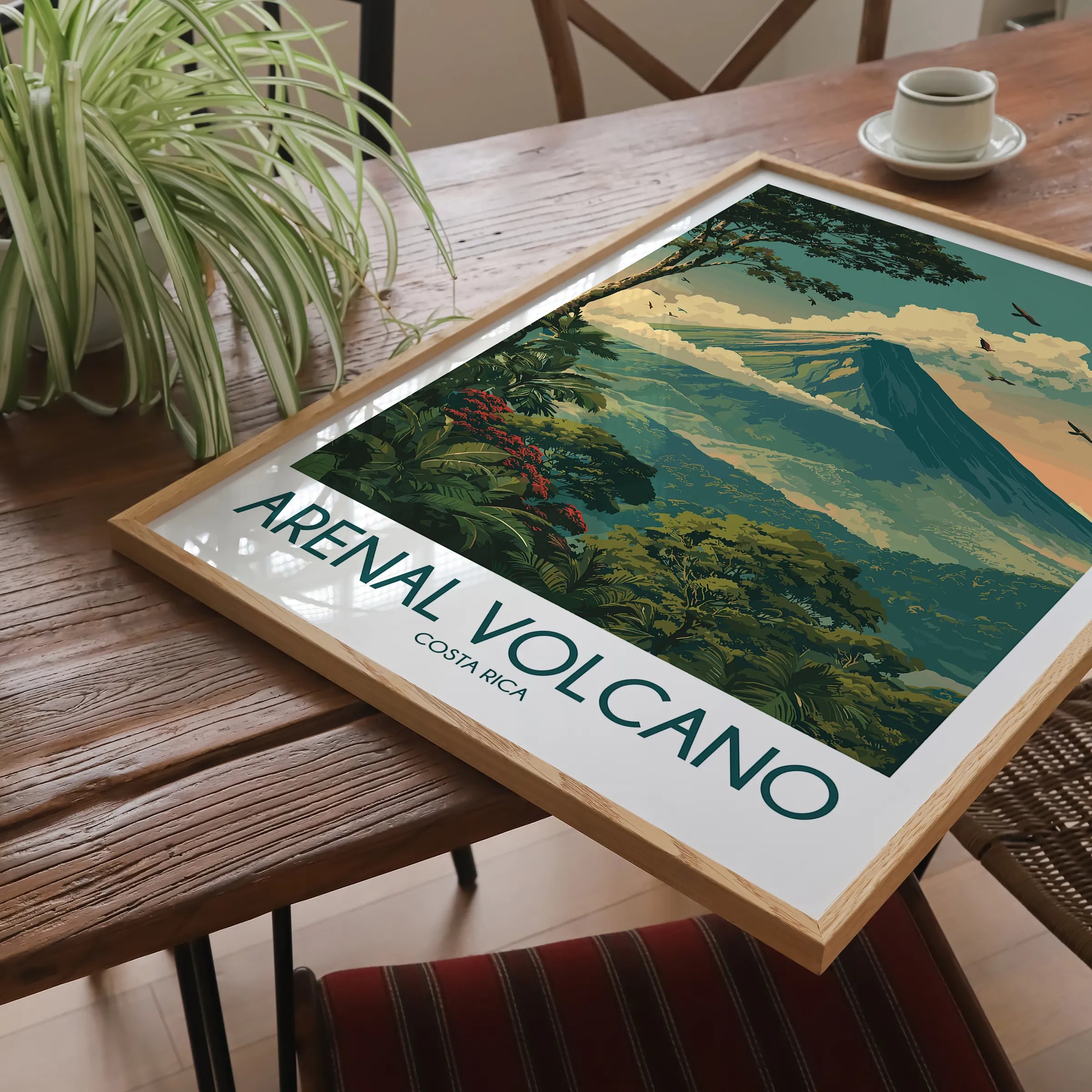 Arenal Volcano Home Office Decor