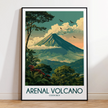 Arenal Volcano Scenic Landscape Art