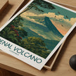 Arenal Volcano Souvenir Poster Print