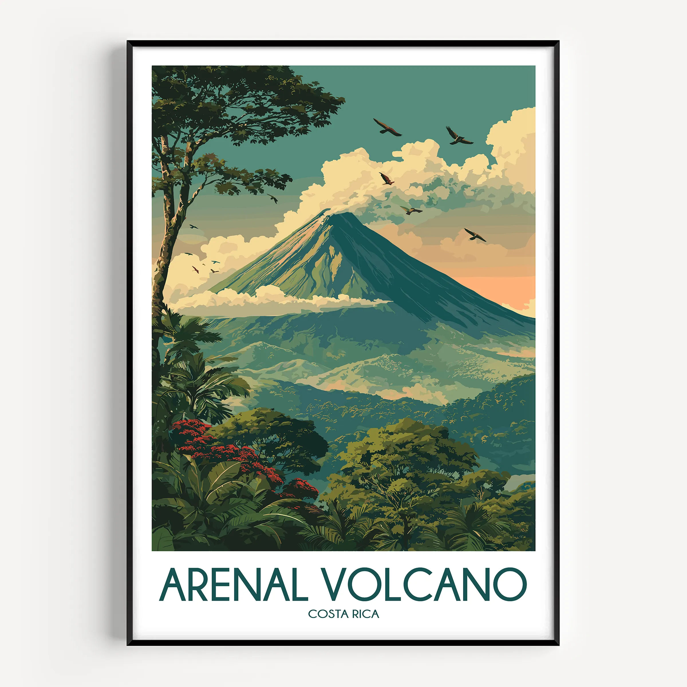 Arenal Volcano Travel Memory Gift