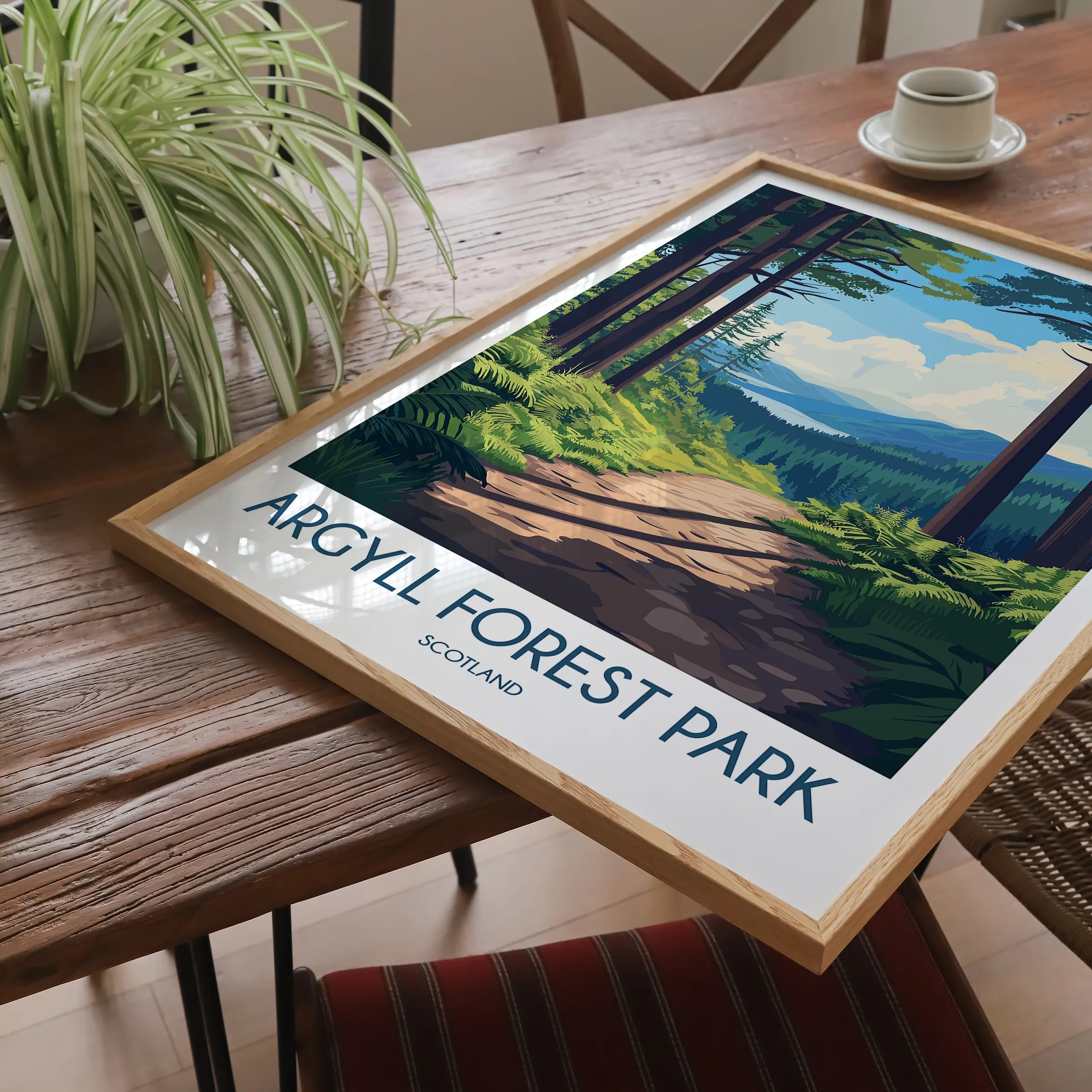 Argyll Forest Park Destination Art Gift