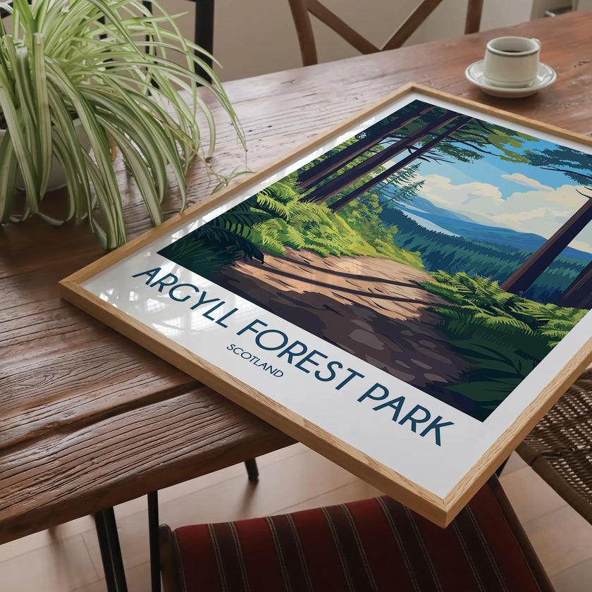 Argyll Forest Park Destination Art Gift
