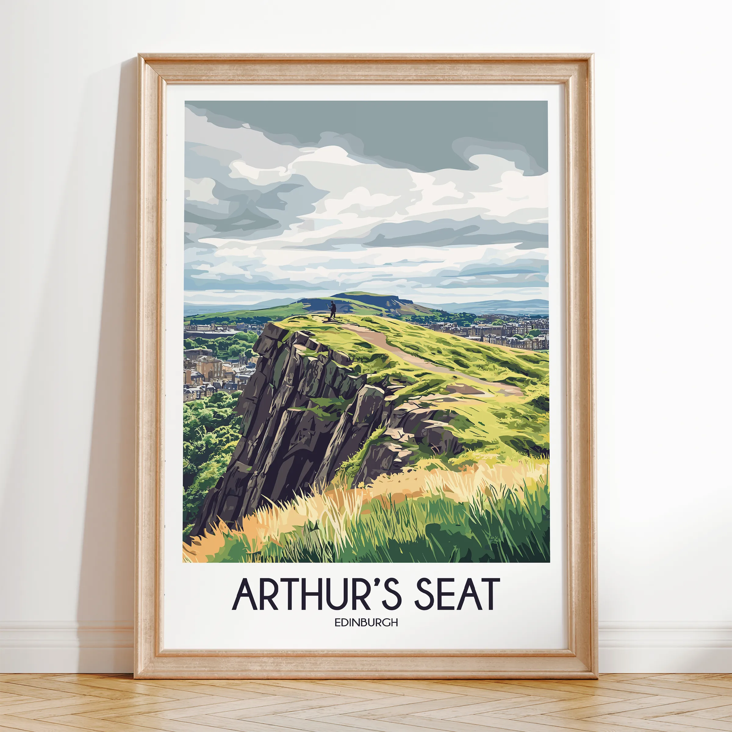 Arthur'S Seat Minimalist Wall Art