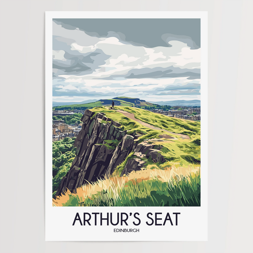 Arthur'S Seat Scenic Landscape Art