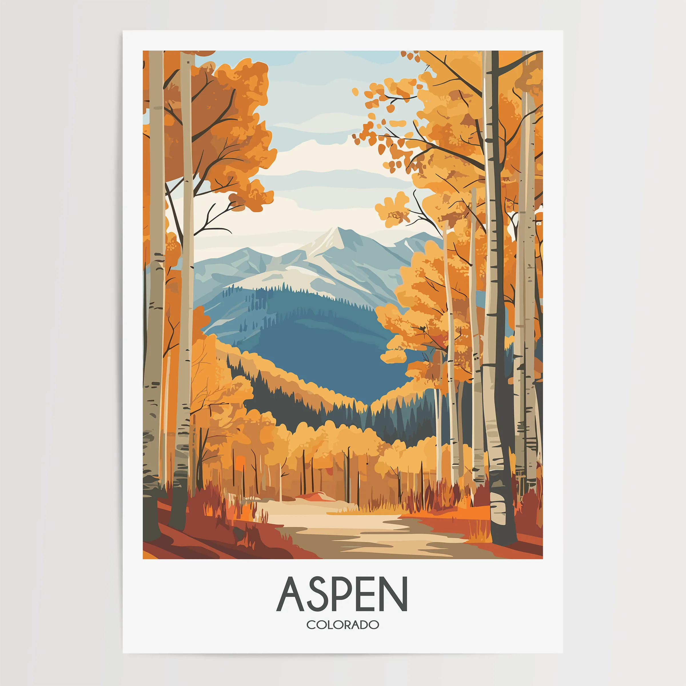 Aspen Minimalist Wall Art