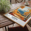 Aspen Retro Travel Illustration