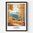 Aspen Vintage Style Print