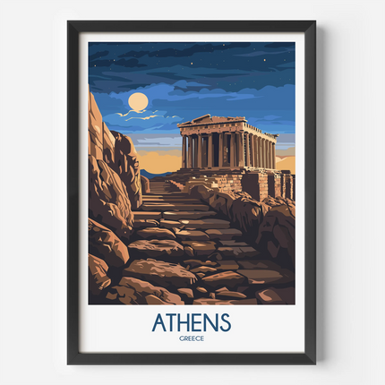 Athens Destination Art Gift