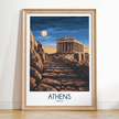Athens Modern Travel Poster