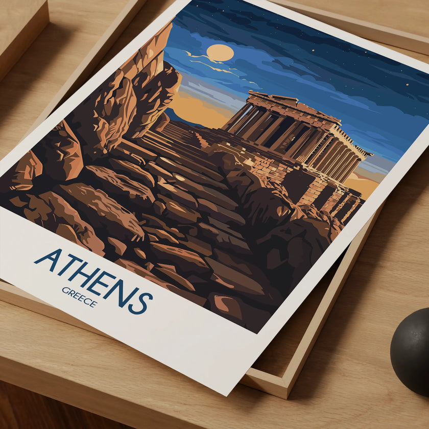 Athens Scenic Landscape Art