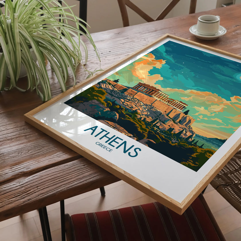 Athens Scenic Landscape Art