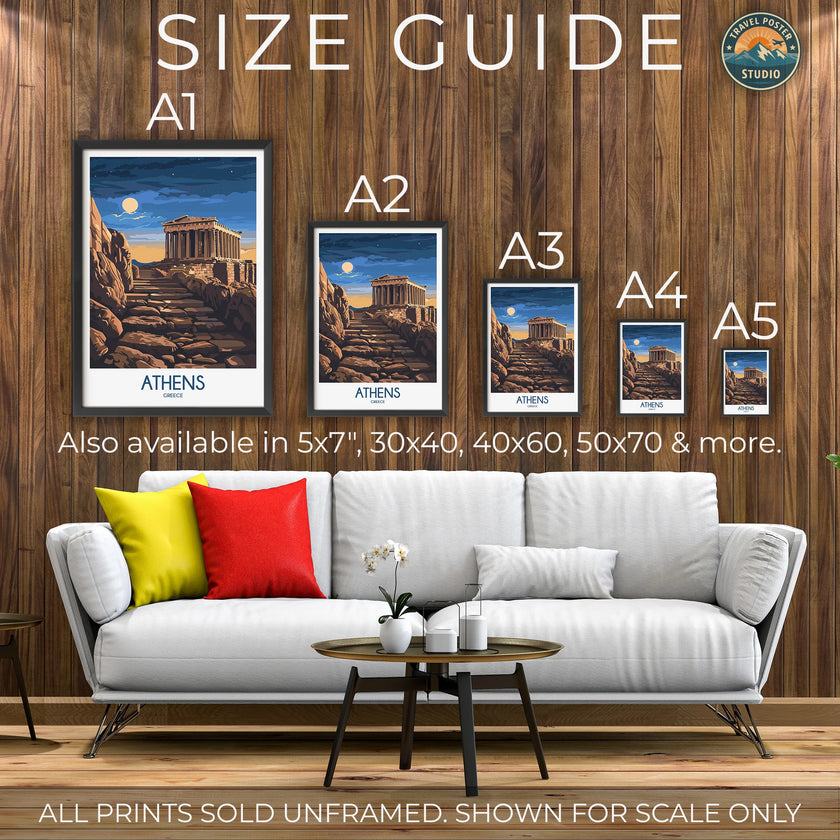 Athens Souvenir Poster Print