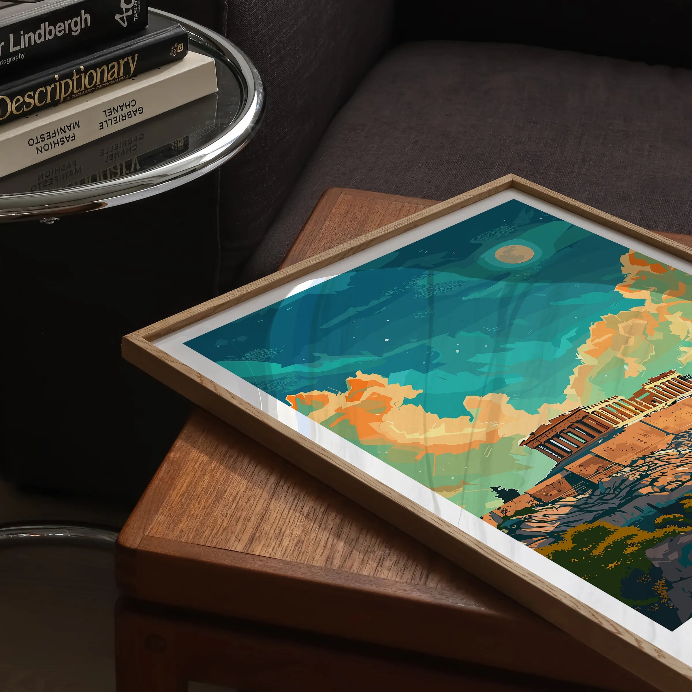Athens Vintage Style Print
