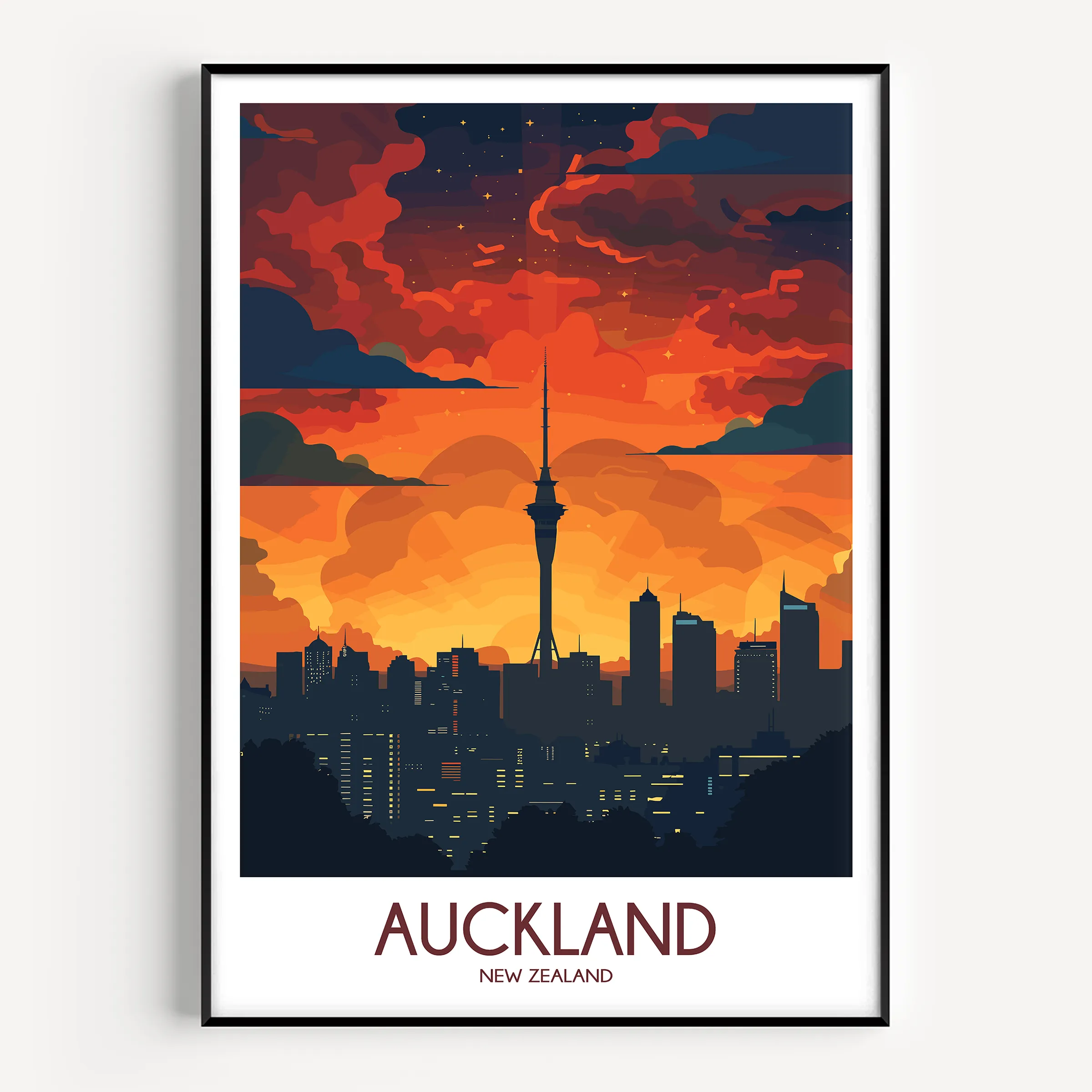 Auckland Destination Art Gift
