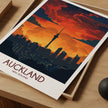 Auckland Retro Travel Illustration