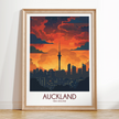 Auckland Vintage Style Print