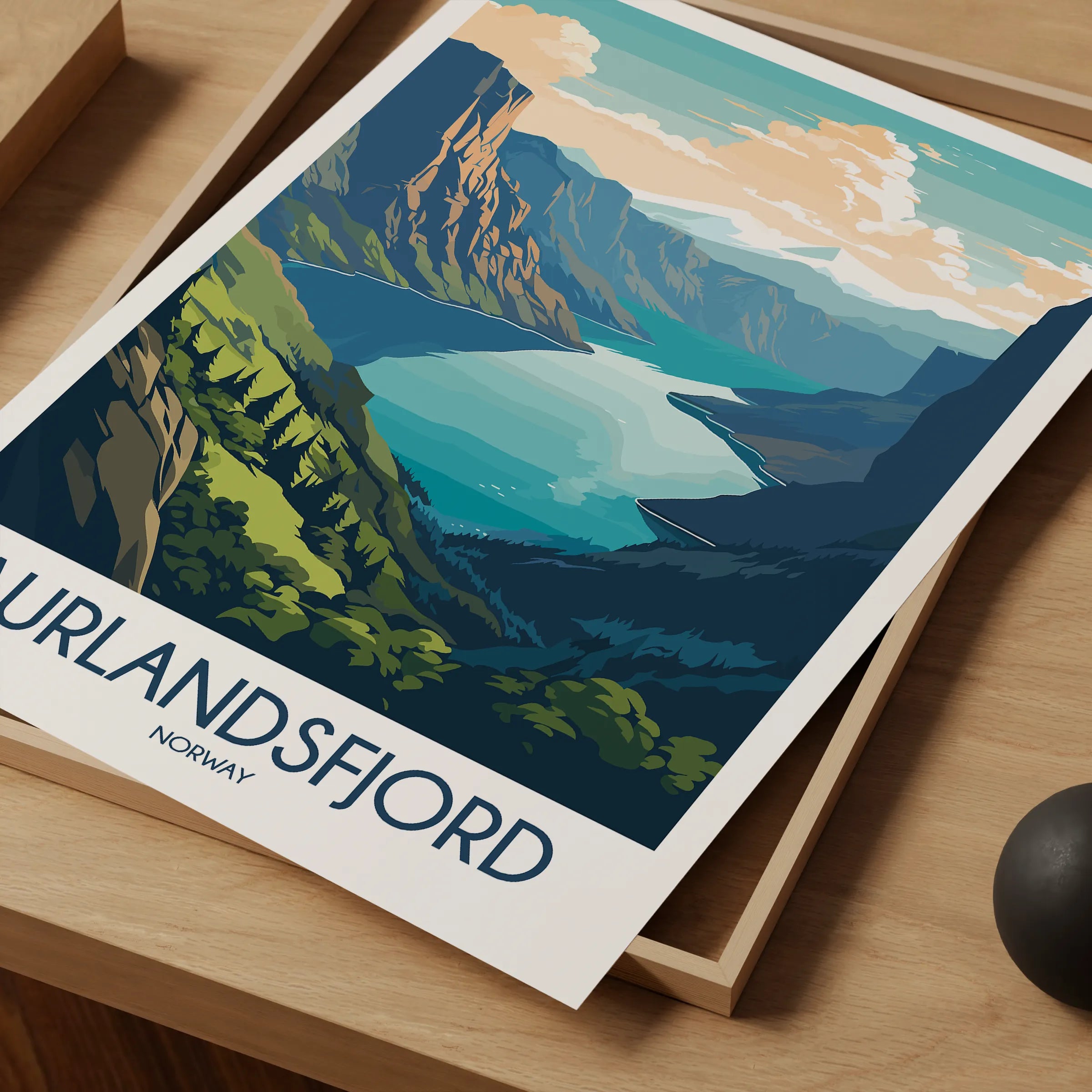 Aurlandsfjord Gallery Quality Print