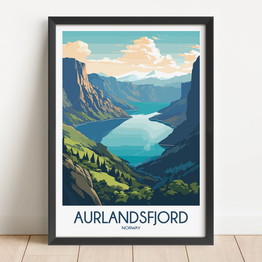 Aurlandsfjord Home Office Decor