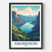 Aurlandsfjord Travel Memory Gift