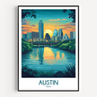 Austin Destination Art Gift