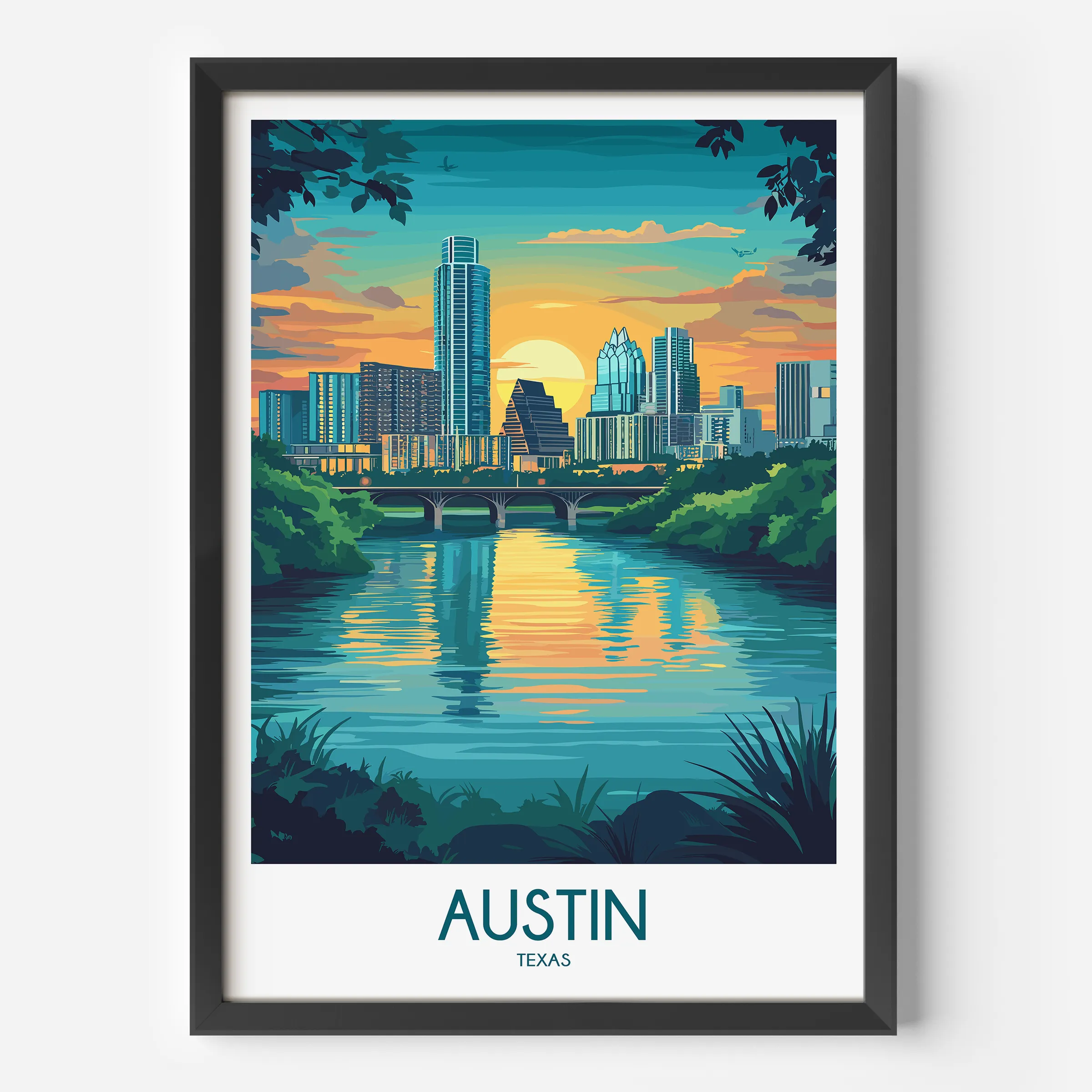 Austin Minimalist Wall Art