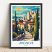 Avignon Vintage Style Print