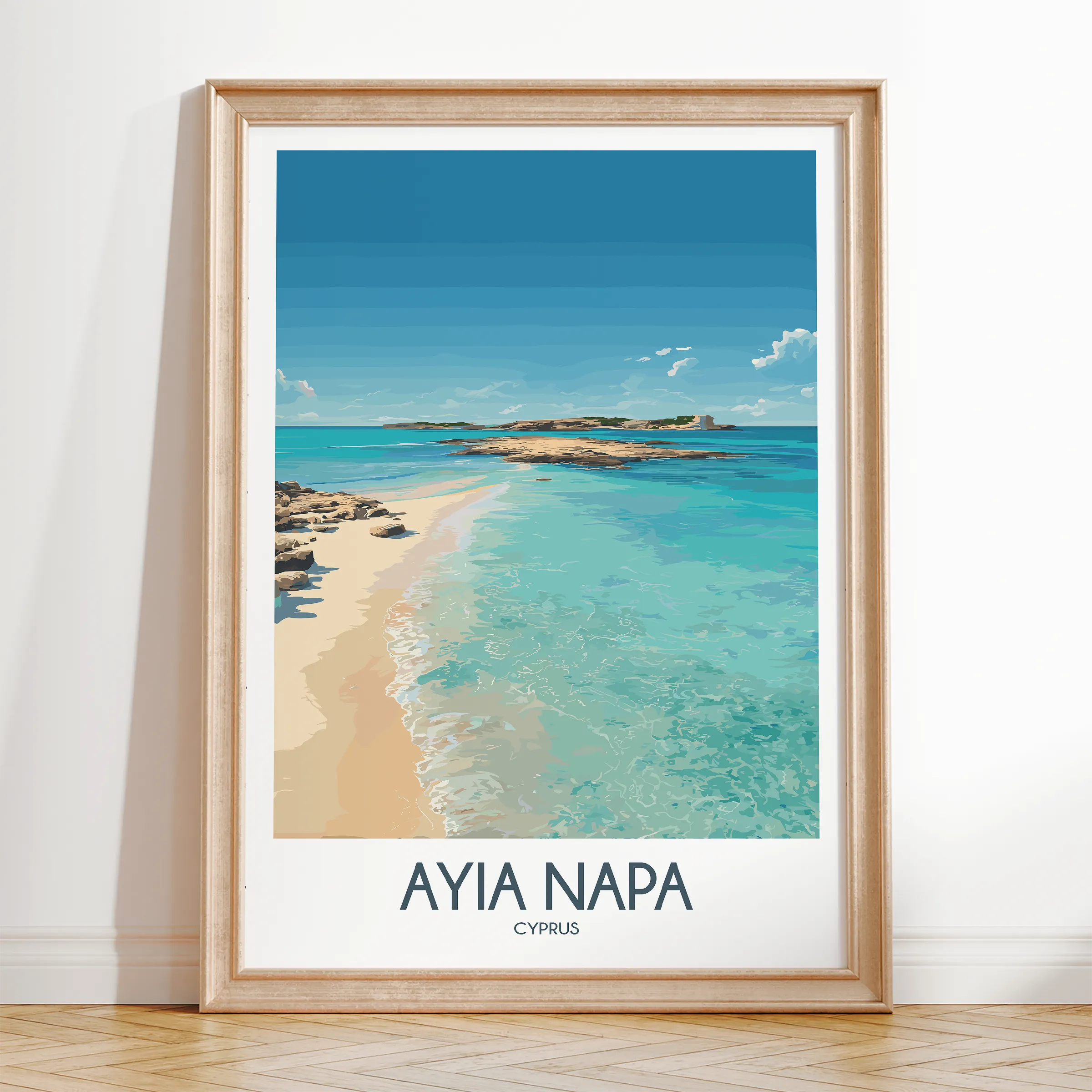 Ayia Napa Destination Art Gift