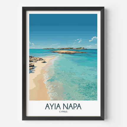 Ayia Napa Souvenir Poster Print