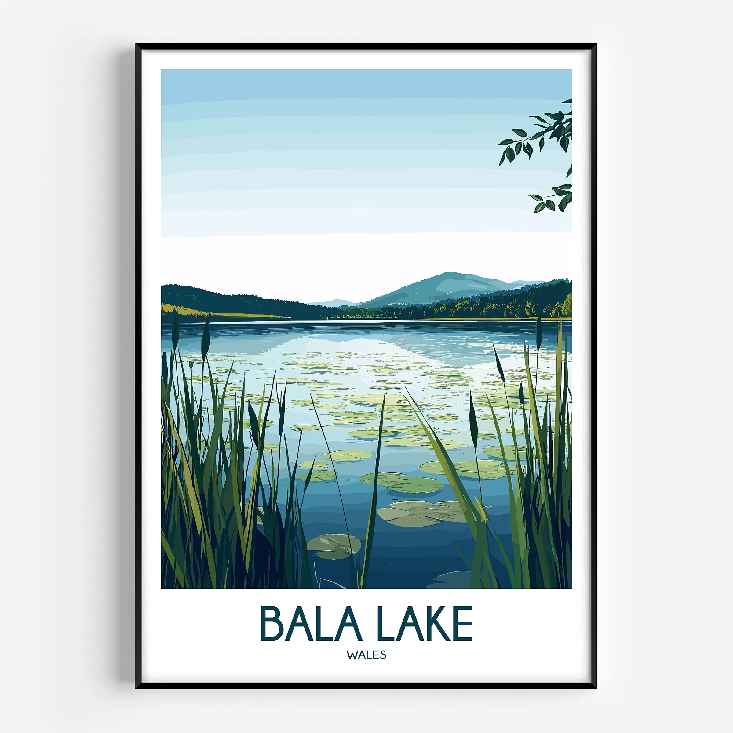 Bala Lake Destination Art Gift