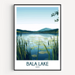 Bala Lake Destination Art Gift