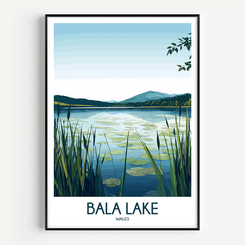 Bala Lake Destination Art Gift
