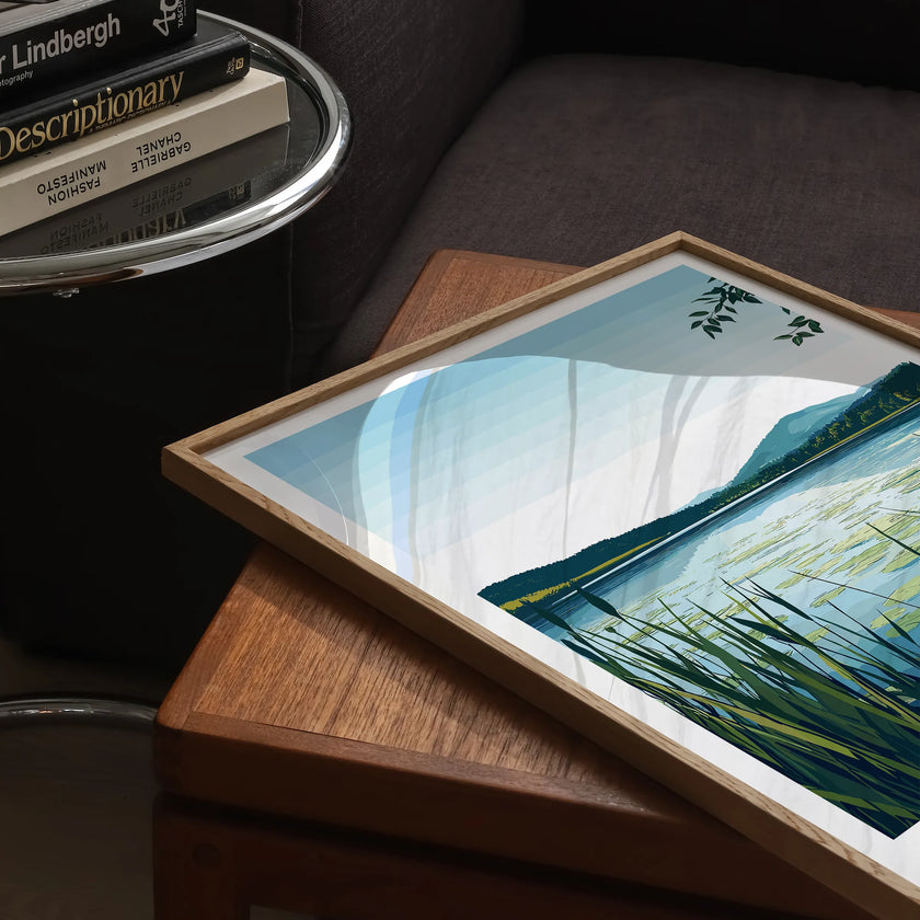 Bala Lake Scenic Landscape Art