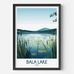 Bala Lake Scenic Landscape Art
