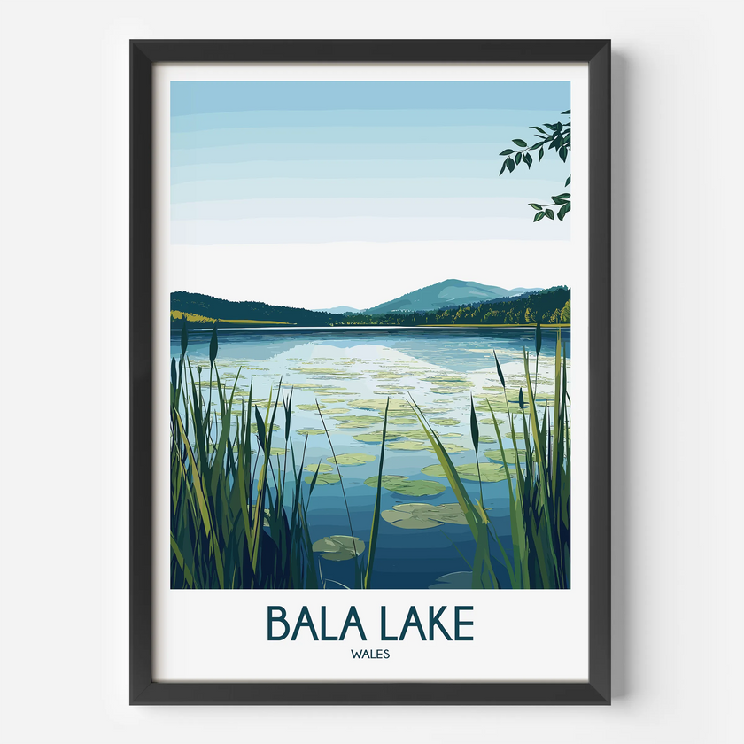 Bala Lake Scenic Landscape Art