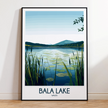 Bala Lake Souvenir Poster Print