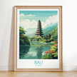 Bali Modern Travel Poster
