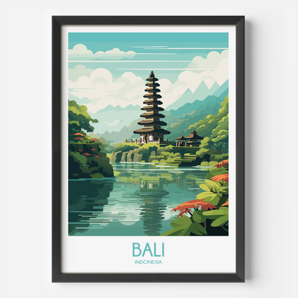 Bali Scenic Landscape Art