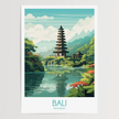 Bali Vintage Style Print