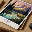 Banff Modern Travel Poster