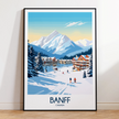Banff Modern Travel Poster