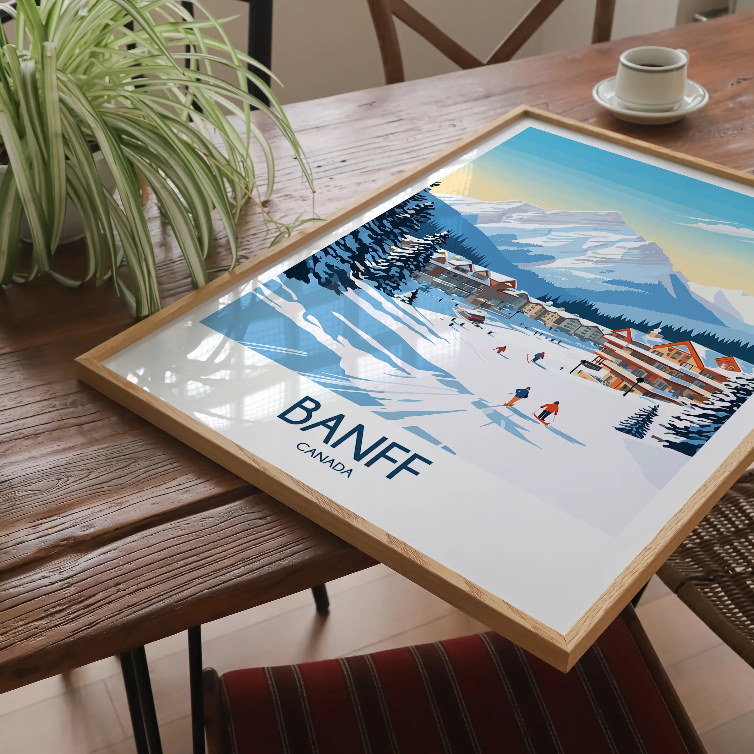 Banff Scenic Landscape Art