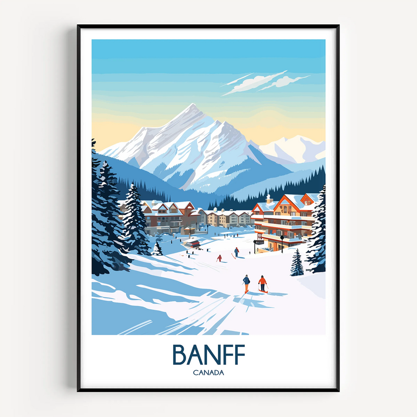 Banff Souvenir Poster Print
