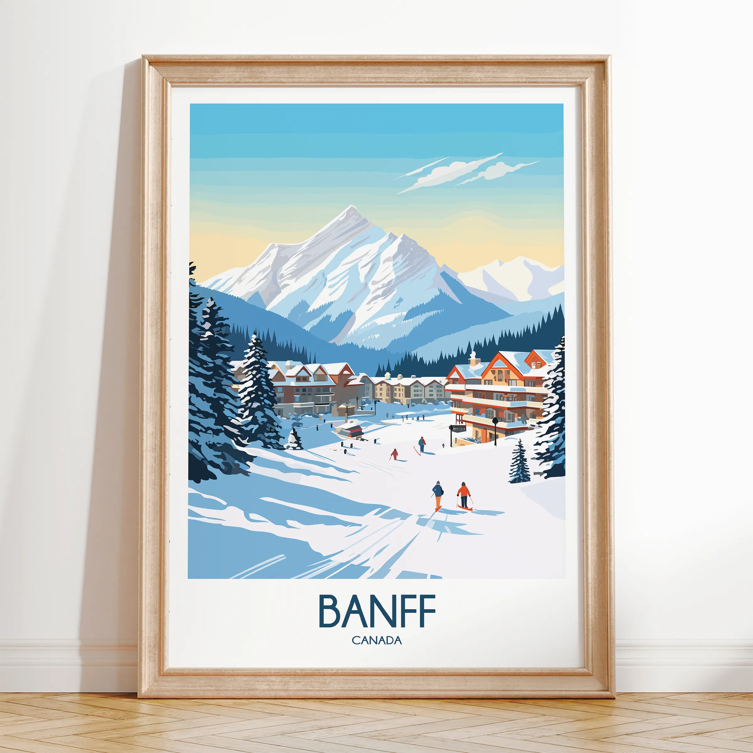 Banff Vintage Style Print
