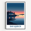 Bar Harbor Minimalist Wall Art