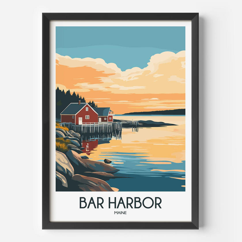 Bar Harbor Travel Memory Gift