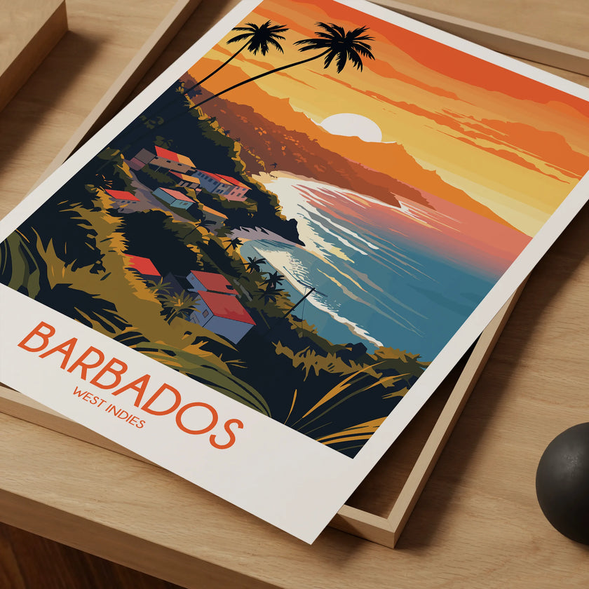 Barbados Souvenir Poster Print