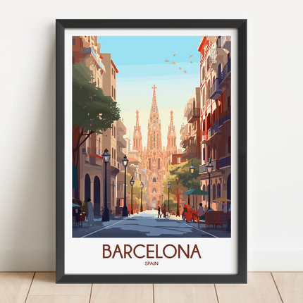 Barcelona Destination Art Gift