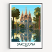 Barcelona Destination Art Gift