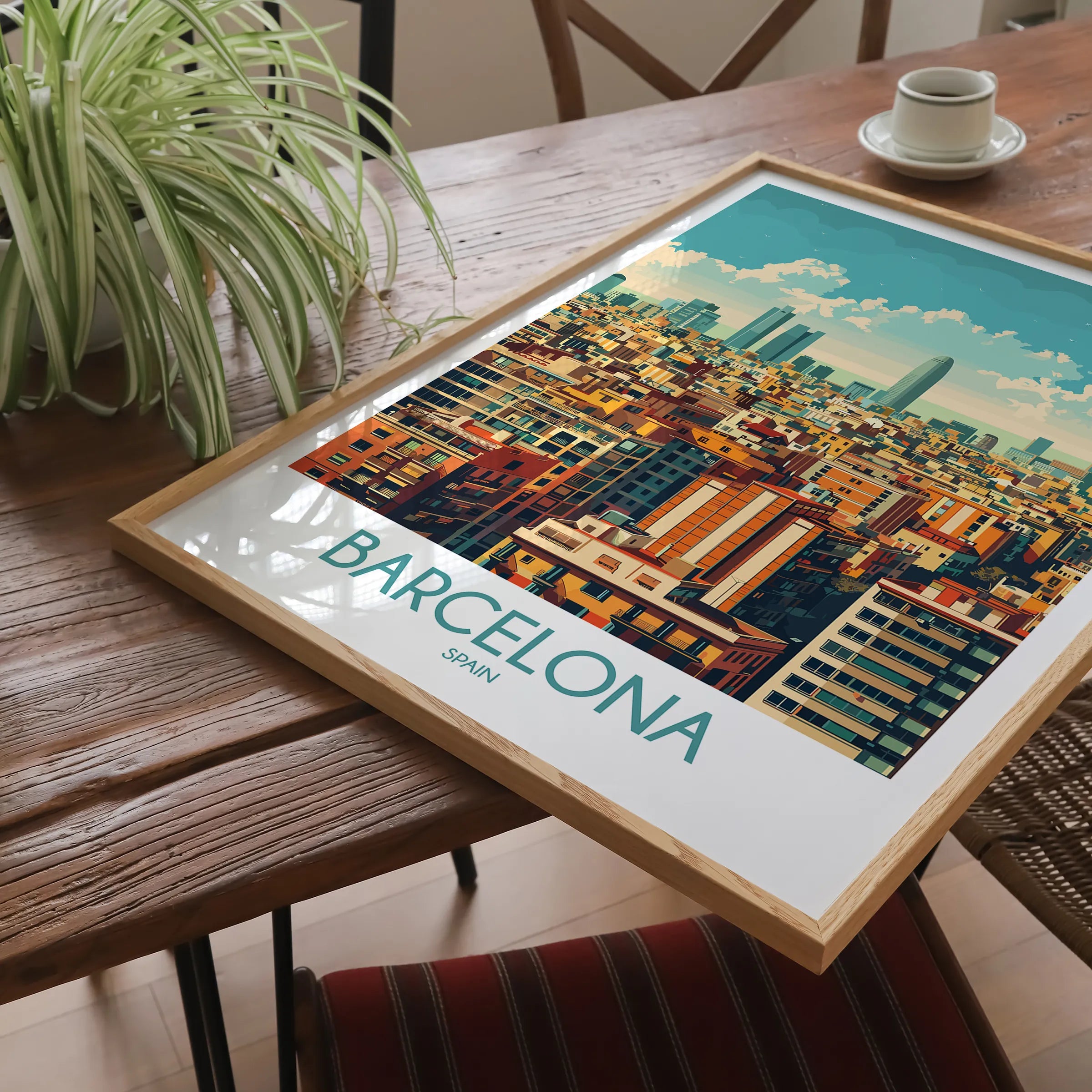 Barcelona Minimalist Wall Art