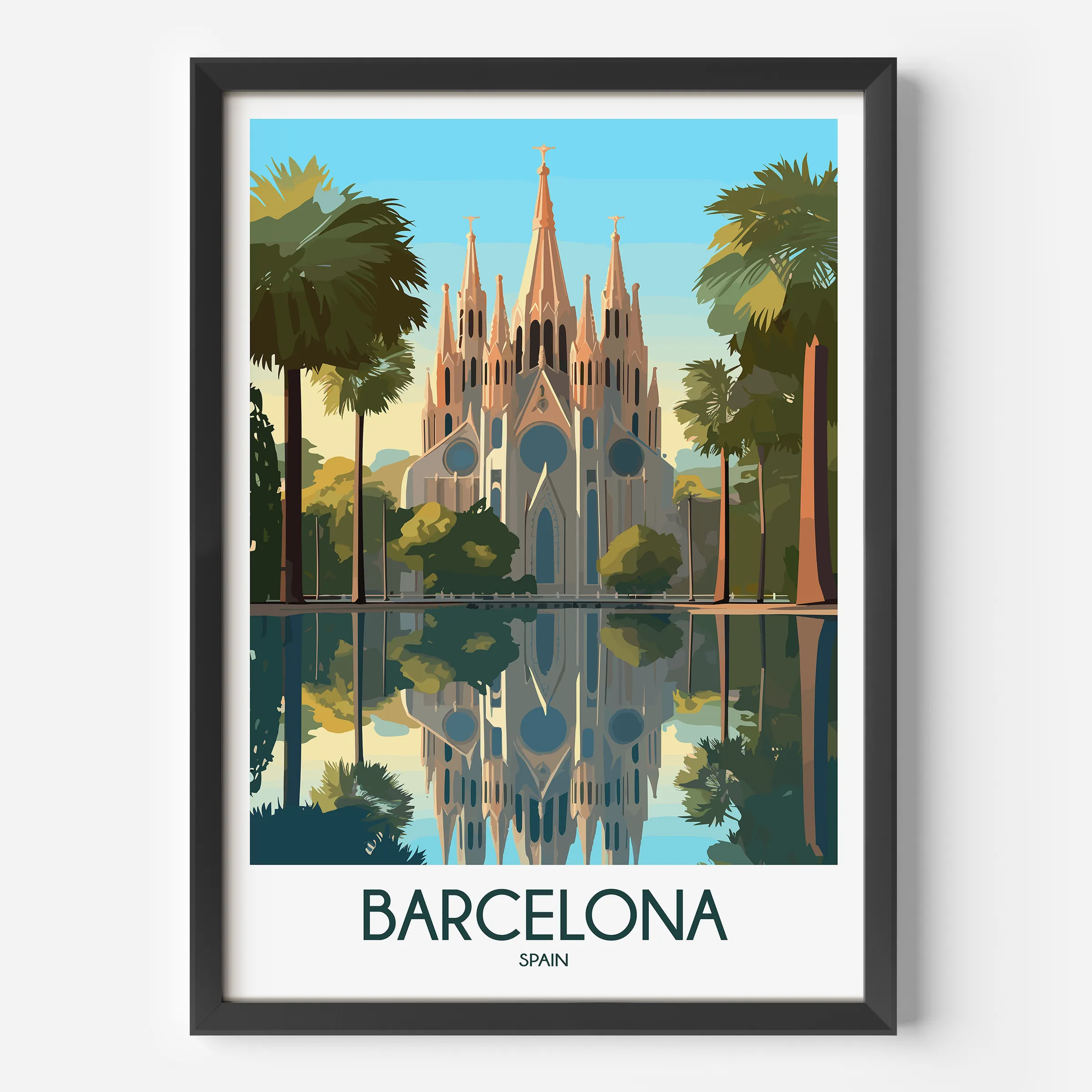 Barcelona Minimalist Wall Art